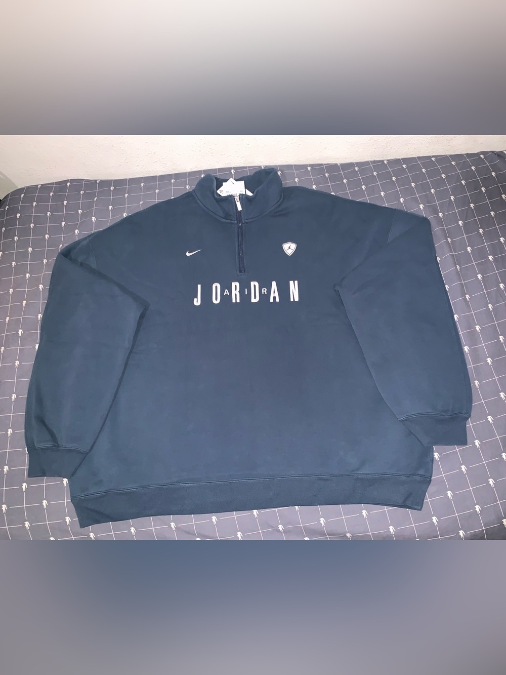 Jordan Flight Men's Graphic Fleece 1/4-Zip Squadron Blue IF1816-464 Size: 2XL